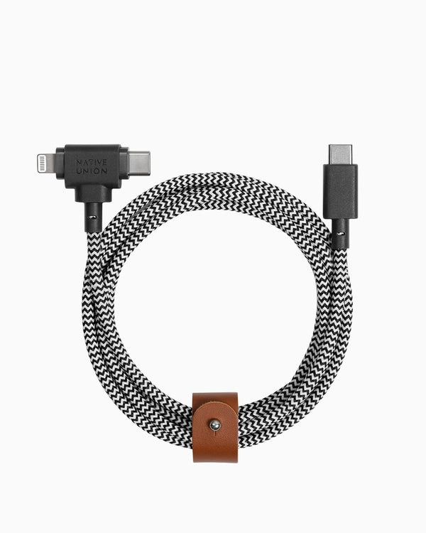 Native Union Belt Cable Duo 5ft (USB-C to C/L)