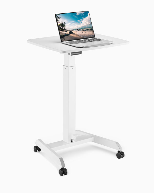 OCOMMO *UPGRADED* Height Adjustable Laptop Stand Workstation with Wheels